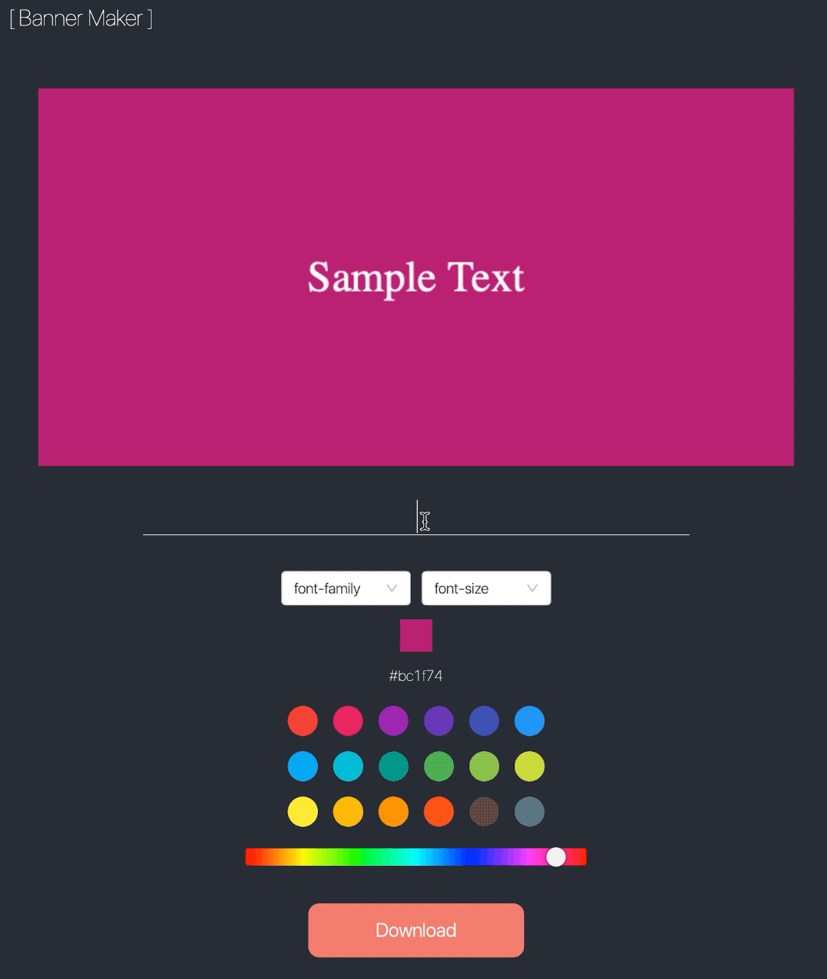 GitHub - banner-maker/banner-maker: 🎨 Make your own banner